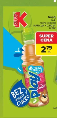 Napój Kubuś Play promocja w Carrefour Market