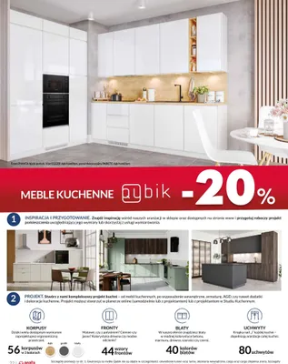 Meble kuchenne Qubik promocja w Salony Agata
