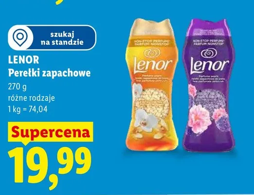 Perełki zapachowe Lenor Gold Orchid promocja w Lidl