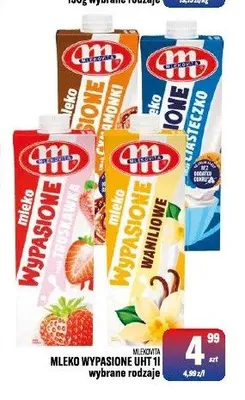 Mleko Wypasione UHT Mlekovita promocja w Tomi Markt