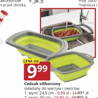 Cedzak silikonowy składany 24,5 cm promocja w Prymus AGD