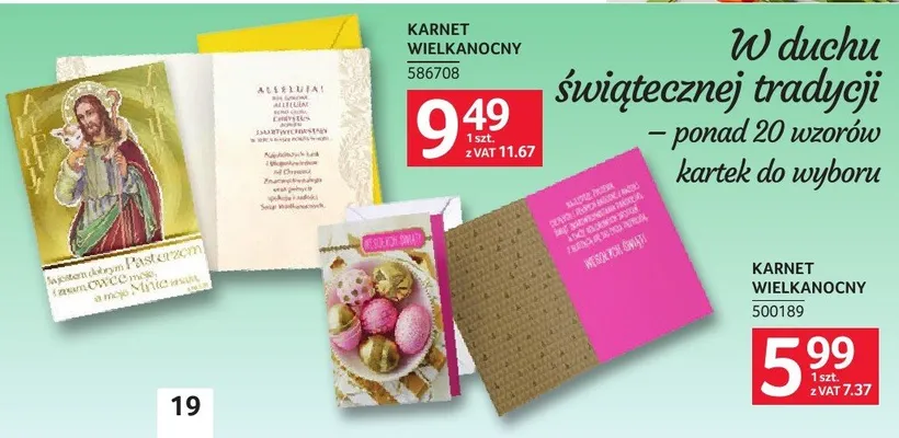 Karnet wielkanocny promocja w Selgros