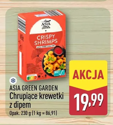 Chrupiące krewetki z dipem Asia Green Garden promocja w Aldi