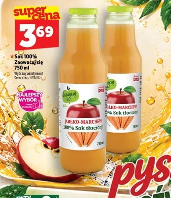 Sok Zaowocuj się 100% promocja w TOPAZ