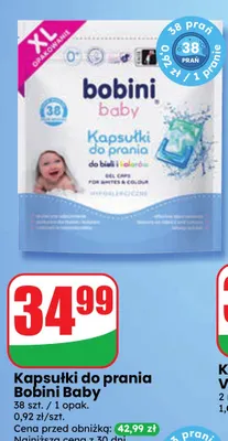 Kapsułki do prania Bobini Baby promocja w Dino