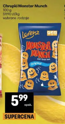 Chrupki Monster Munch Original promocja w Delikatesy Centrum