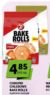 Chrupki chlebowe Bake Rolls Pizza promocja w Euro Sklep
