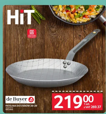 Patelnia do steków de Buyer 28 cm promocja w Selgros