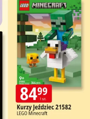 Klocki Kurzy Jeździec 21582 LEGO Minecraft promocja w Leclerc