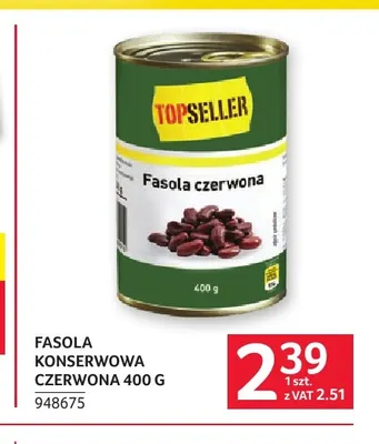 Fasola konserwowa czerwona Topseller promocja w Selgros