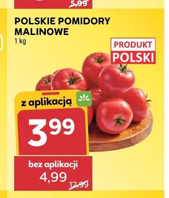 Pomidory malinowe polskie promocja w Stokrotka