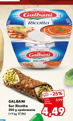Ser Ricotta Galbani promocja w Kaufland