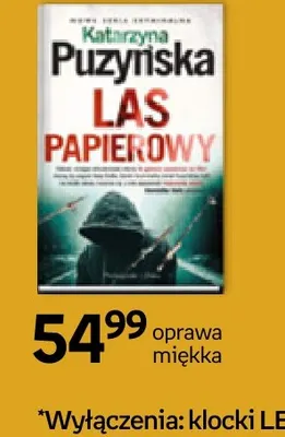 Książka Las papierowy Katarzyna Puzyńska oprawa miękka promocja w Empik
