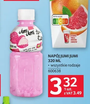 Napój Jumi promocja w Selgros