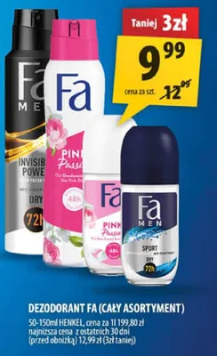 Dezodorant FA promocja w Arhelan