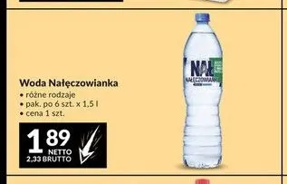 Woda Nałęczowianka promocja w Makro