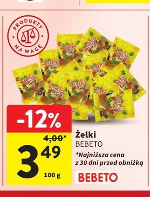 Żelki Bebeto promocja w Intermarche