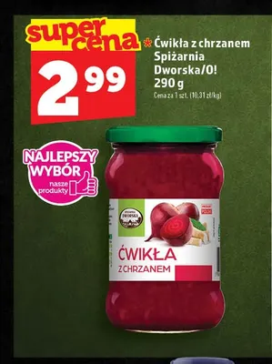 Ćwikła z chrzanem Spiżarnia Dworska promocja w TOPAZ