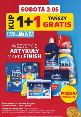 Artykuły marki Finish promocja w Kaufland