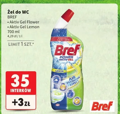 Żel do WC Aktiv Gel Flower promocja w Intermarche