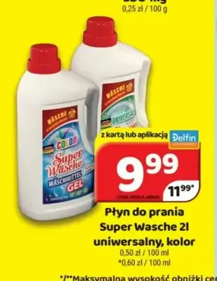 Płyn do prania Super Wasche kolor promocja w Delfin