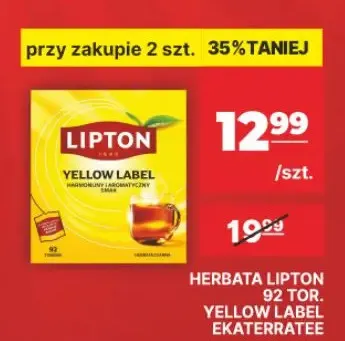 Herbata Lipton Yellow Label promocja w API Market