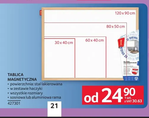 Tablica magnetyczna promocja w Selgros