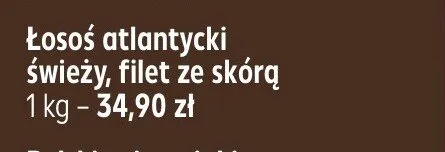 Łosoś atlantycki świeży filet ze skórą promocja w Kaufland
