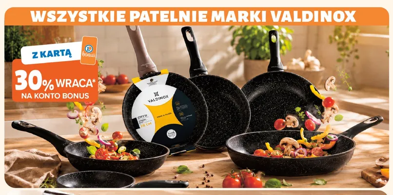 Patelnie Valdinox promocja w Leclerc