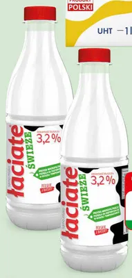 Mleko spożywcze świeże 3,2% Łaciate promocja w Dino