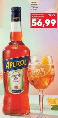 Likier Aperol Aperitivo promocja w Kaufland