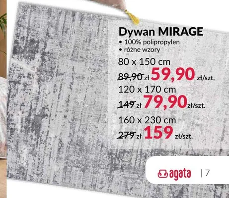 Dywan MIRAGE 80x150 cm promocja w Salony Agata