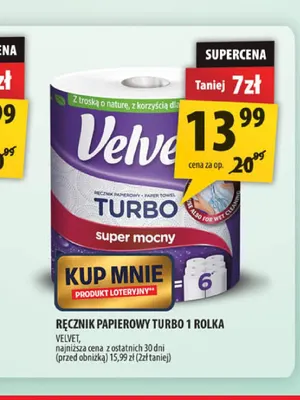 Ręcznik papierowy Turbo Velvet promocja w Arhelan