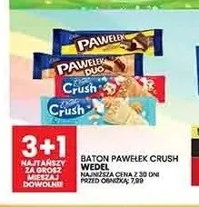 Baton Pawełek Crush Wedel promocja w Wafelek