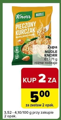 Zupa pieczony kurczak różne rodzaje promocja w Carrefour Express