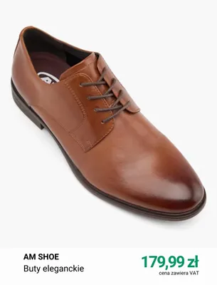 Buty eleganckie AM Shoe promocja w Deichmann