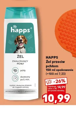 Żel przeciw pchłom HAPPS promocja w Kaufland