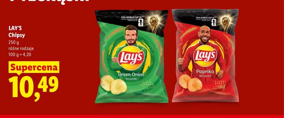 Chipsy Lay's Green Onion promocja w Lidl