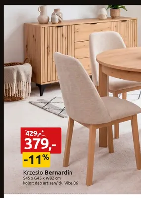 Krzesło Bernardin promocja w Black Red White