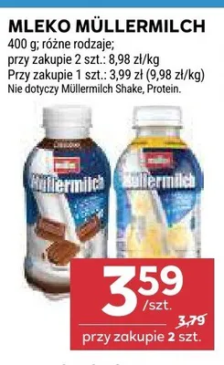 Mleko Müllermilch promocja w Stokrotka