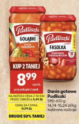 Danie gotowe Pudliszki promocja w Delikatesy Centrum