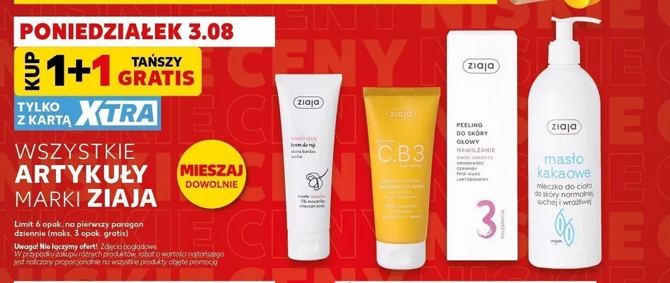 Peeling do skóry głowy Ziaja promocja w Kaufland