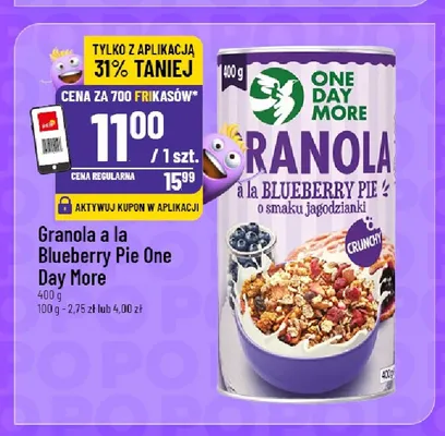Granola a la Blueberry Pie One Day More promocja w POLOmarket