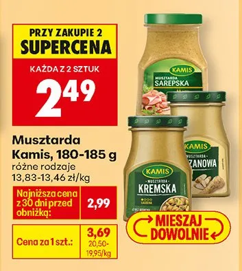 Musztarda sarepska promocja w Biedronka