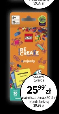 Książka LEGO Re-Create Pojazdy promocja w Empik
