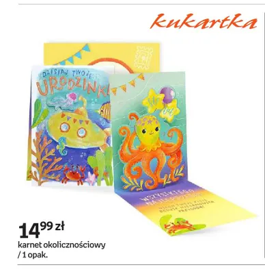 Karnet okolicznościowy Kukartka promocja w Empik