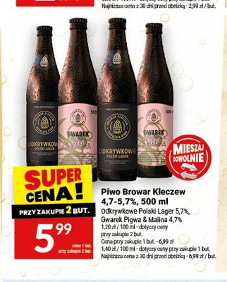 Piwo Browar Kleczew Odkrywkowe Polski Lager promocja w Twój Market