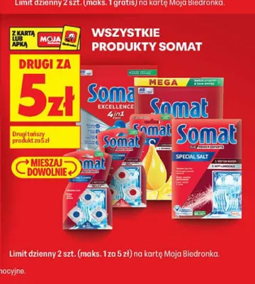 Produkty Somat promocja w Biedronka