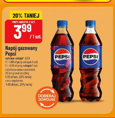 Napój gazowany Pepsi promocja w POLOmarket