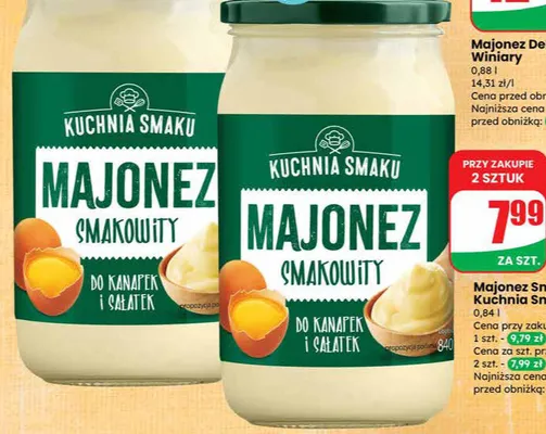 Majonez smakowity do kanapek i sałatek promocja w Dino